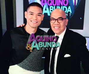 PHOTOS: RnB King Jay-R on Aquino & Abunda Tonight | ABS-CBN Entertainment