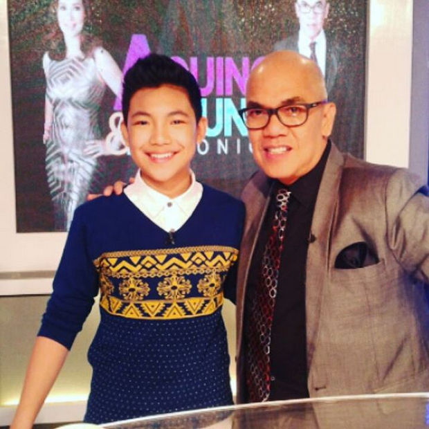 LOOK: Teen idols Darren, JK, Grae with the King of Talk Boy Abunda on Aquino & Abunda Tonight