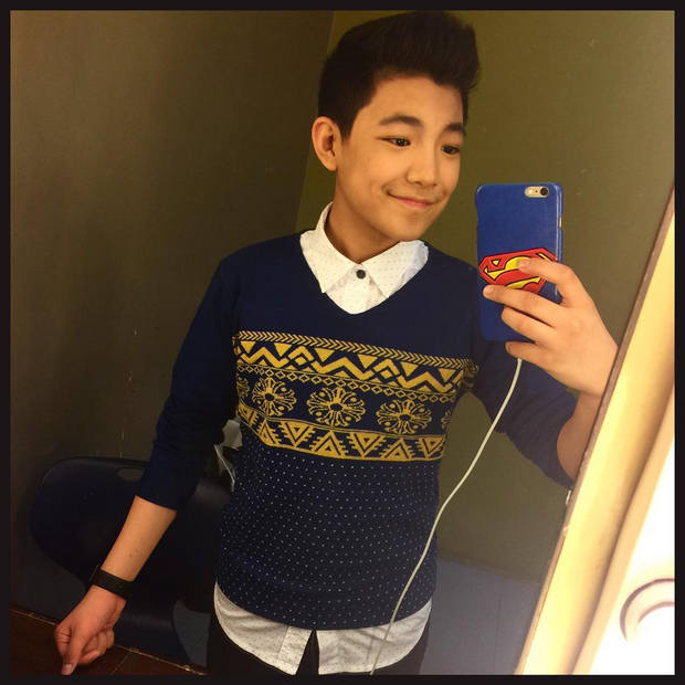 LOOK: Teen idols Darren, JK, Grae with the King of Talk Boy Abunda on Aquino & Abunda Tonight