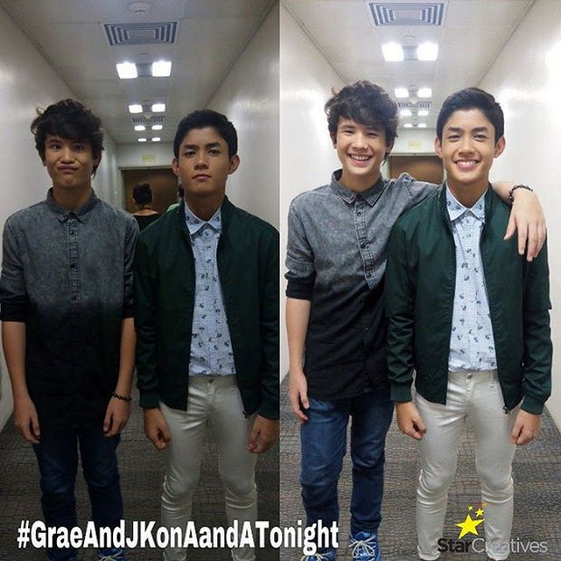 LOOK: Teen idols Darren, JK, Grae with the King of Talk Boy Abunda on Aquino & Abunda Tonight