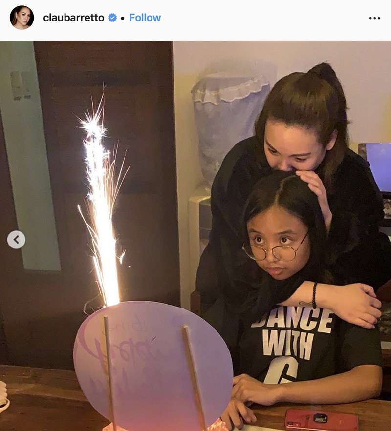 Pinay Optimum Star Claudine Barretto with her beautiful children